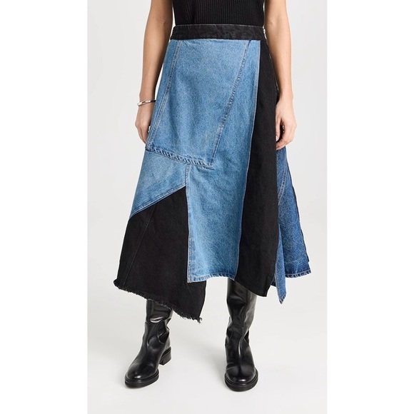 Sea New York Elena Denim Baggy Skirt